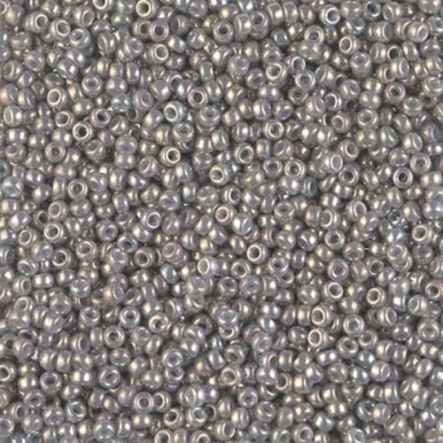 Miyuki Seed beads 11/0 1865 - Opaque Smoke Gray Luster x8g
