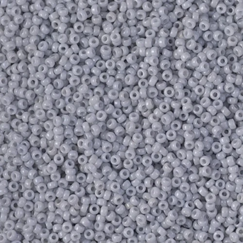 Miyuki Seed Beads 15/0 498 - Opaque Cement Gray x8g