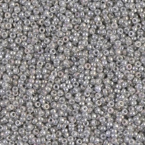 Miyuki Seed Beads 15/0 1866 - Opaque Gray Luster x8g