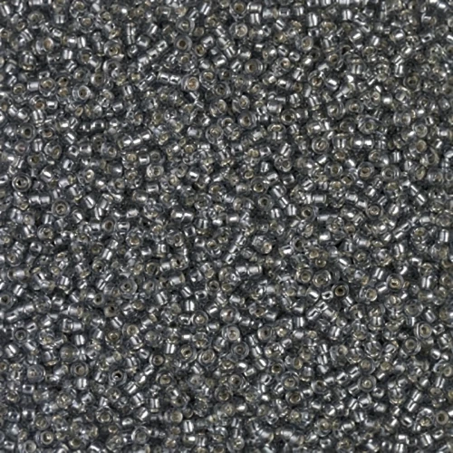 Miyuki Seed Beads 15/0 21 - Silver Lined Gray x8g