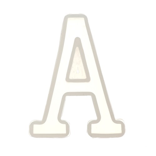 40x30mm Silicone mold for making the letter A in resin x1