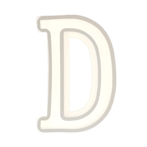 40x22mm Silicone mold for making the letter D in resin x1