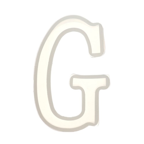 40x23mm Silicone mold for making the letter G in resin x1