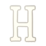 40x26mm Silicone mold for making the letter H in resin x1