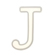 40x19mm Silicone mold for making the letter J in resin x1|raw }}