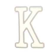 40x27mm Silicone mold for making the letter K in resin x1
