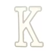 40x27mm Silicone mold for making the letter K in resin x1