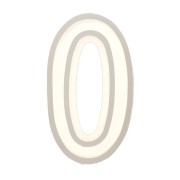 40x23mm Silicone mold for making the letter O in resin x1