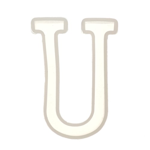 40x25mm Silicone mold for making the letter U in resin x1