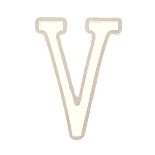 40x27mm Silicone mold for making the letter V in resin x1