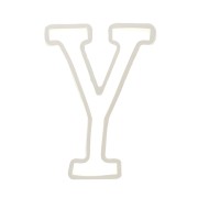 40x27mm Silicone mold for making the letter X in resin x1