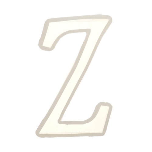 40x21mm Silicone mold for making the letter Z in resin x1