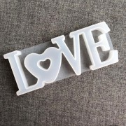 8x20.5cm Silicone mould to make LOVE in resin x1