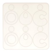 15x15cm Silicone mould n1 to make resin earrings x1|raw }}