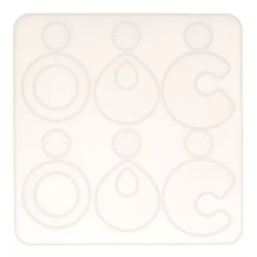 15x15cm Silicone mould n1 to make resin earrings x1