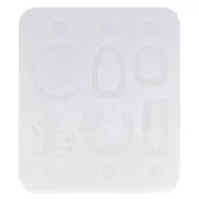 13.5x15.5cm Silicone mould n°4 to make resin earrings x1