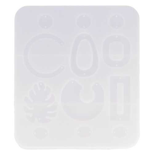 13.5x15.5cm Silicone mould n°4 to make resin earrings x1