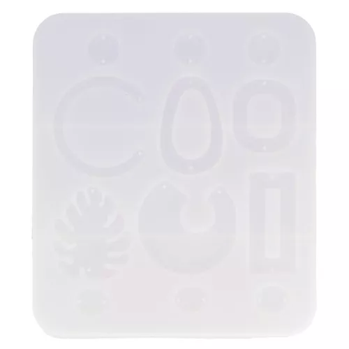 13.5x15.5cm Silicone mould n°4 to make resin earrings x1