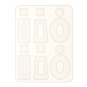 12x16cm Silicone mould n°7 to make resin earrings x1|raw }}