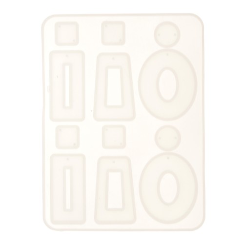 12x16cm Silicone mould n°7 to make resin earrings x1