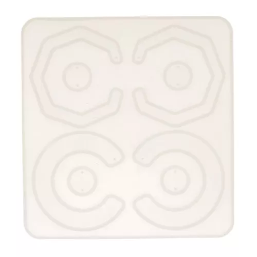 15x14cm Silicone mould n°8 to make resin earrings x1