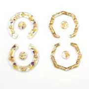 15x14cm Silicone mould n°8 to make resin earrings x1