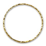 Hammered ring 52mm Gold tone x1|raw }}