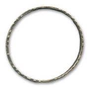 Hammered ring 52mm Bronze tone x1