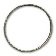 Hammered ring 52mm Bronze tone x1