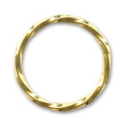 Ring 21mm Gold tone x1