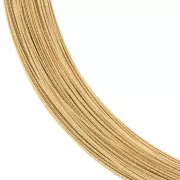 0.50mm Gold filled half-hard diamond effect wire x 1m