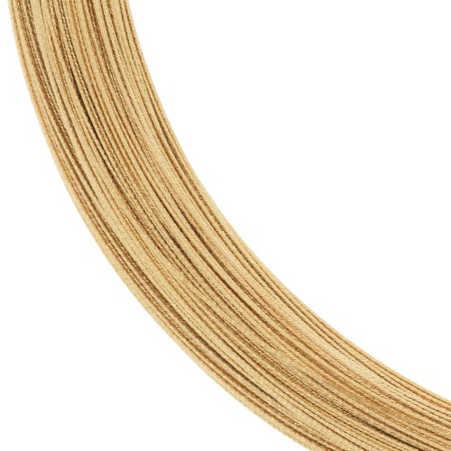 0.50mm Gold filled half-hard diamond effect wire x 1m