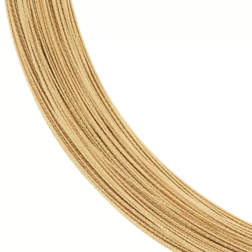 0.50mm Gold filled half-hard diamond effect wire x 1m