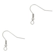 20mm 304 Stainless steel earwires x100