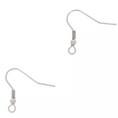 20mm 304 Stainless steel earwires x100