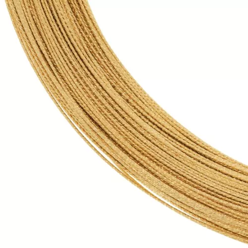 0.64mm Gold filled half-hard diamond effect wire x 1m