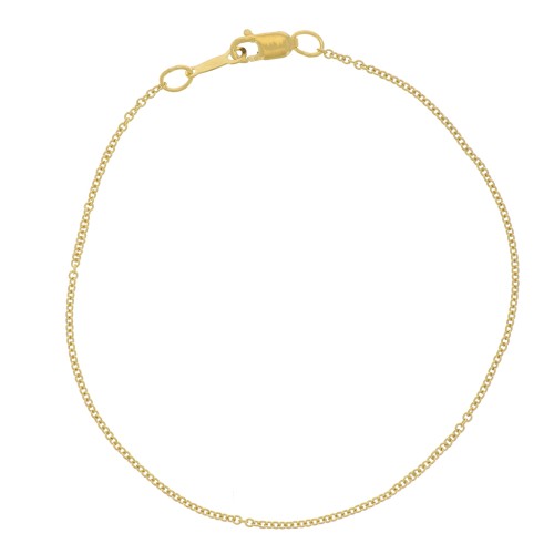 1.2mm Gold filled cable mesh bracelet x18 cm