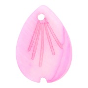 18x13mm Mother of pearl teardrop shaped sequin sheet - Pink x1|raw }}