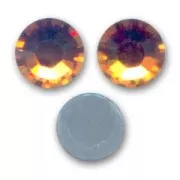 PureCrystal stick-on rhinestones 2.6mm Topaz x36