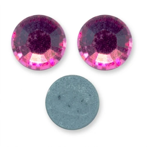 PureCrystal stick-on rhinestones 2.6mm Rose x36