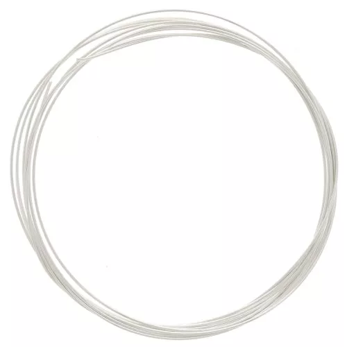 Round hard wire 0.5 mm - strain-hardened - 925 Sterling Silver x1m