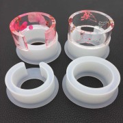 Silicone mould for making oval resin cuff bracelets 62x51x32 mm x1