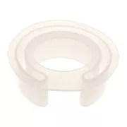 60x48x32mm Silicone mould for making oval resin cuff bracelets x1