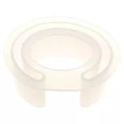 62x50x32mm Silicone mould for making oval resin cuff bracelets x1