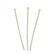 19x0.35mm Gold filled Head pins x10