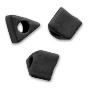 Miyuki Sharp triangles 8/0 STR8-401F - Mat Black x8g