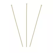 31x0.35mm Gold filled Head pins x10