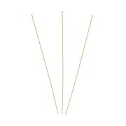 63x0.35mm Gold filled Head pins x10|raw }}