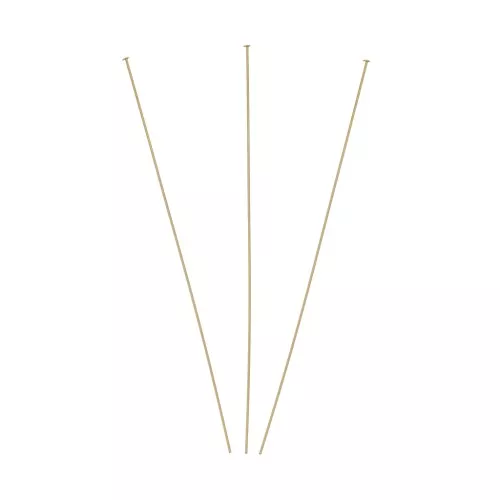 63x0.35mm Gold filled Head pins x10