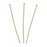 19x0.45mm Gold filled Head pins x10
